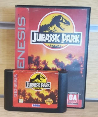 Jurassic Park Sega Genesis Rare Video Game Cartridge - Image 1 of 4