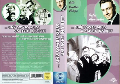(VHS)  Videokassette - Und sowas muss um 8 ins Bett - Peter Alexander (1965) - Bild 1 von 2