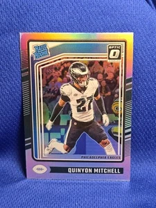 2024 Panini Donruss Optic Rated Rookie Holo Quinyon Mitchell #282 RC - Bild 1 von 2