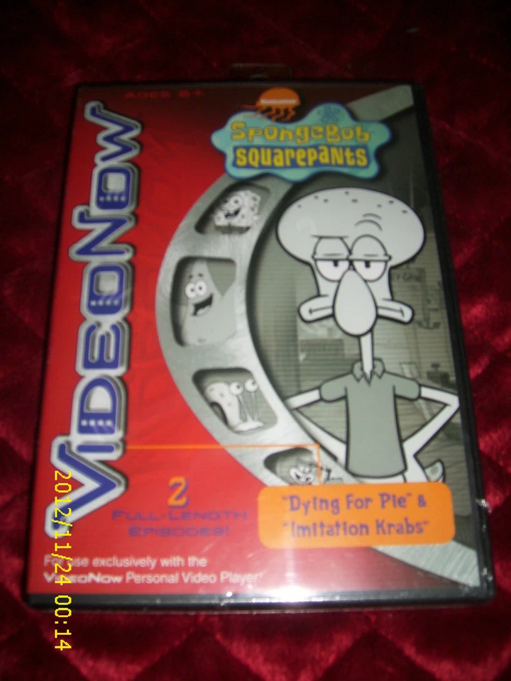 VIDEONOW  SPONGEBOB SQUAREPANTS 2 EPISODES DYING FOR PIE IMITATION KRABS - Image 1 of 1