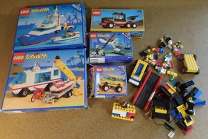 Vintage LEGO Lot sets 6351 6353 6550 6669 6664 w Minifigs Parts - Picture 1 of 7