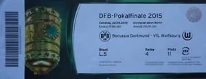 TICKET DFB Pokal Finale 2015 Borussia Dortmund - VfL Wolfsburg # 4/11 - Picture 1 of 1