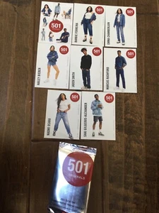 2021 LEVIS 501 ORIGINALS PROMO CARD SET OF 8 SHAI GILGEOUS ALEXANDER OSAKA HOT - Picture 1 of 1