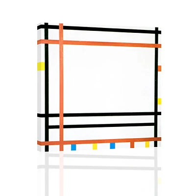 Nueva York-Mondrian - - ARTE DE PARED EN LIENZO O IMPRESO Foto 1 de 2