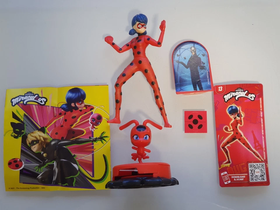 ACTION FIGURES LADYBUG MIRACOLOUS LADY BUG - KINDER 2025 - Immagine 1 di 1