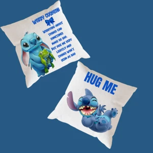 Stitch worry cushion cover 40cm x 40cm - Picture 1 of 6