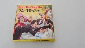 Super 8mm Home Cinema Movie Charlie Chaplin B/W The Waiter Silent - Photo 1/8