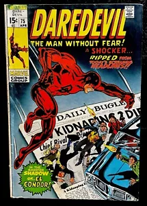 Daredevil: L'uomo senza paura #75. Fumetti Marvel dell'età del bronzo. El Condor. Raro. - Foto 1 di 11