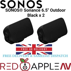 SONOS® Sonance OUTDRWW1BLK Altoparlanti da esterno (coppia) 6,5" 130 W colore nero - Foto 1 di 4