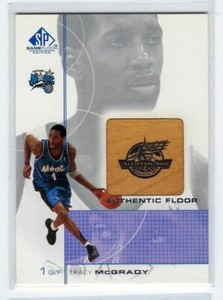 Tracy McGrady 2001 SP Gamefloor Authentic Floor #TM