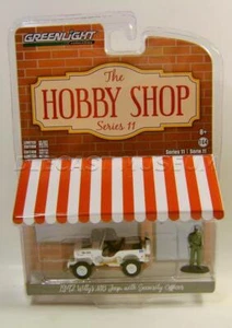 1942 '42 Jeep Willys mit Security Guard The Hobby Shop 11 Greenlight 2021 - Bild 1 von 3