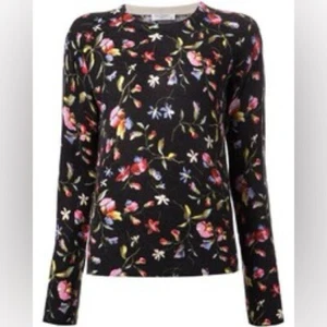 EQUIPMENT Sloane 100% Cashmere Floral Sweater XS - Bild 1 von 6