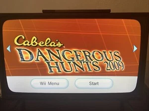 Cabela's Dangerous Hunts 2009 (Nintendo Wii) KOMPLETT MIT HANDBUCH GETESTET CIB - Bild 1 von 6