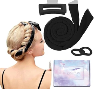 2207 Neu Lockenwickler Locken Ohne Hitze,Heatless Curls Band Samt Über Nacht - Bild 1 von 1