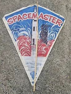 Vintage 1970er Jahre Top Flite Papier Drachen Spacemaster Rakete Start Beschreibung lesen - Bild 1 von 9