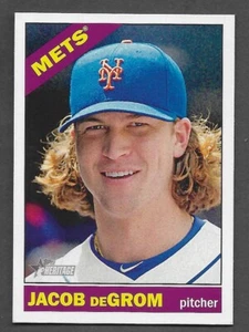 2015 Topps Heritage #429 Jacob DeGrom Short Print Mets High Number SP PACK FRESH - Picture 1 of 2