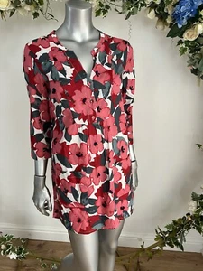 SEASALT Tunic Top Pink Floral Aventurier Size 10 12 14 16 18 20 22 24 26 28 NEW - Picture 1 of 23
