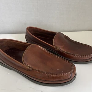 LL Bean Casco Bay Boot Mokassins Herren Größe 11 Braun Weichleder Venezianische Halbschuhe - Bild 1 von 9