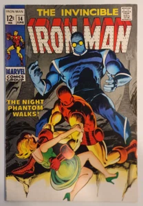IRON MAN #14 1969 "The Night Phantom Walks" 1969 Silver Age Marvel (6.5) FINE+ - Picture 1 of 2