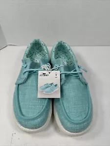 Crane Lite Blue Ladies Casual Slip On Size 9 - Picture 1 of 10