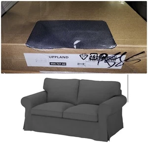 IKEA Uppland 2-Seat Loveseat Slipcover Cover Hallarp Gray 404.727.62 NEW - Picture 1 of 1
