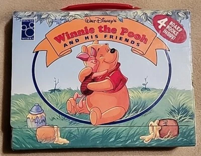 Winnie The Pooh & His Friends Hardcover 4 Board Books Disney Mouse Works 1994 - Image 1 of 4