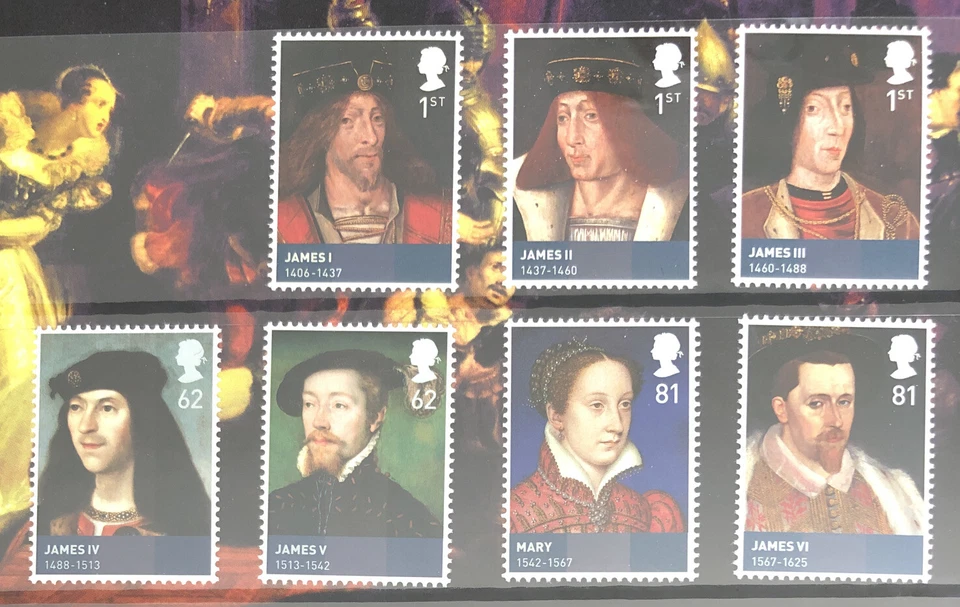 GB 2010 MNH Kings & Queens House of Stewart Mint Stamp Set  with FREE UK P&P - Image 1 of 1