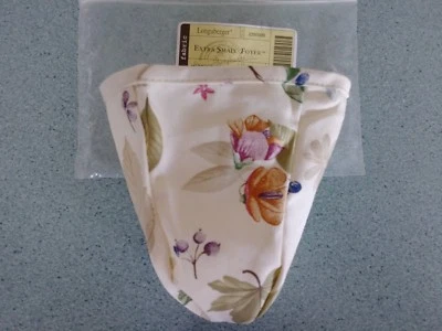 Longaberger Fabric liner Botanical Fields for extra small Foyer basket NEW