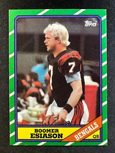 1986 Topps Football #255 Boomer Esiason Bengals Neuwertig - Bild 1 von 2