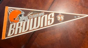Vintage WinCraft Countdown To ‘99 Cleveland Browns Felt NFL Licensed Pennant - Picture 1 of 4