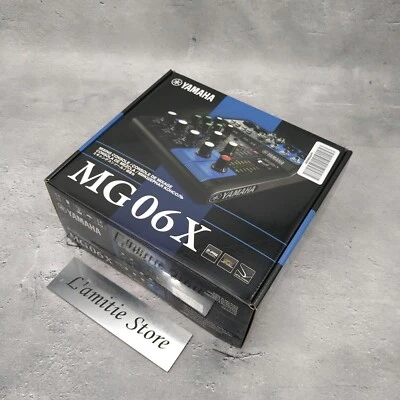 YAMAHA MG06X 6ch Mixing Console 2 Mic Stereo Mixer Digital Effects MG 06 MG06 X - Image 1 of 4