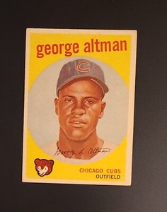 1959 Topps #512 George Altman - Chicago Cubs - High Number - EX/EX+