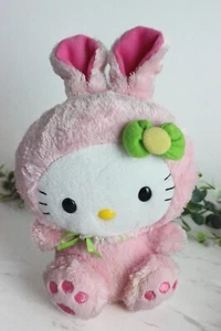 Hello Kitty Plush Ty Beanie Baby Cute Pink Bunny Outfit - Picture 1 of 2