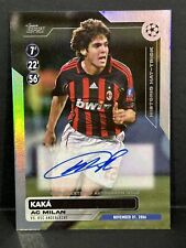 2023-24 Topps UEFA Club Competitions AC Milan Kaka Historic Hat-trick Auto SP