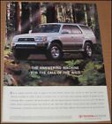 1997 Toyota 4Runner Print Ad Automobile Car Advertisement Page Vintage Auto