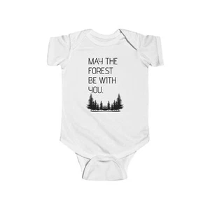 Body Adorable May the Forest Be With You Jersey Fino Tejido Infantil Bebé - Imagen 1 de 5