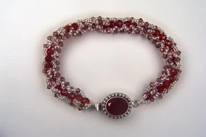 Designer Bracelet - This Way and That - Carnelian - Picture 1 of 1