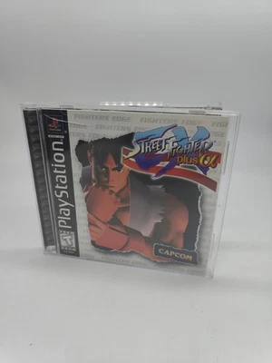 Street Fighter EX plus a Fighters Edge edition para PS1 CIB con tarjeta de registro Foto 1 de 4