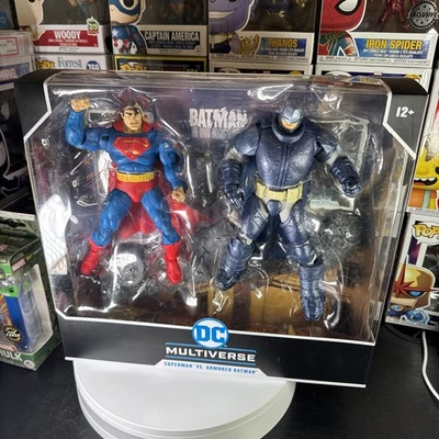 DC Multiverse, Супермен против Бронированного Бэтмена, McFarlane Toys Multipack, Новый - Изображение 1 из 4