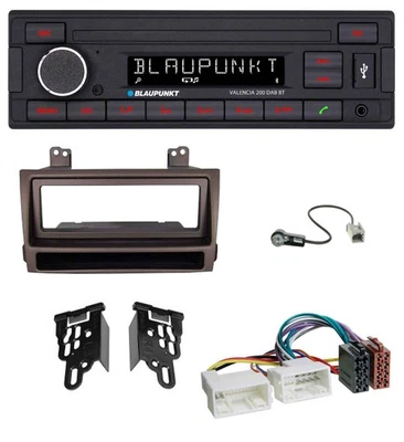 Blaupunkt DAB MP3 Bluetooth USB Autoradio für Hyundai Sonata ab 09 dunkelbraun m - Bild 1 von 4