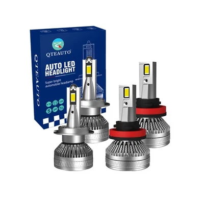 4PC H8/H9/H11 H7 LED Low Beam Daytime Running 30,000 hours For 2012-2015 BMW X1 - Image 1 of 4