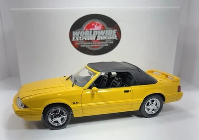 GMP 1/18 Scale FORD MUSTANG LX CONVERTIBLE “Yellow Version” - Image 1 of 4