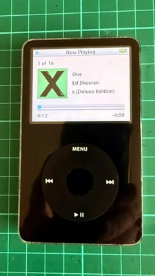 iPod Classic 5th Gen 30GB Black. Fitted with NEW BATTERY - Image 1 of 4