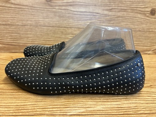 Scarpe mocassini UGG Alloway nere con borchie scarpe ballerine slip on donna taglia 8