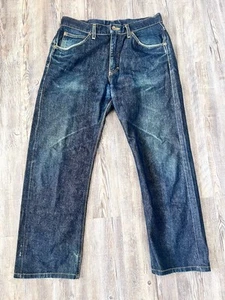Vintage Lee Denim Jeans 33x33 Union Made USA 60s Riders Sanforized - Picture 1 of 10