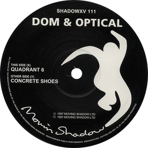 Dom & Optical – Quadrant 12" Vinyl Moving Shadow Jungle drum'n'bass 2006 VG+/VG - Picture 1 of 3
