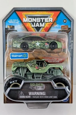 Monster Jam / Soldier Fortune Race Car Pack / 2023 / Free Shipping - Image 1 of 4