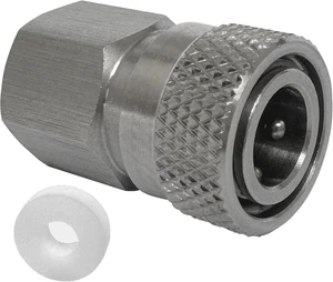Paintball PCP Innengewinde Edelstahl Kupplung HPA CO2 Lufttank Nachfüller - Bild 1 von 12