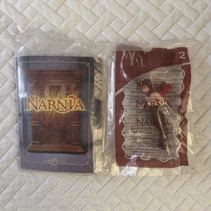 Giocattolo Happy Meal Vintage 2005 NUOVO McDonalds Le Cronache di Narnia Mr Tumnus #2 Nuovo con scatola - Foto 1 di 8