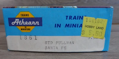 Vintage Athearn 1861 Santa Fe "St Croix" Pullman HO Train Car Kit NIB - Image 1 of 4